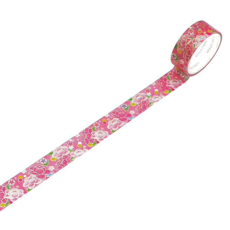Washi Tape Yuzen Peony