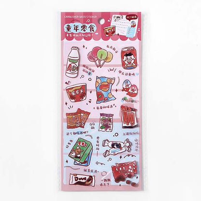 Stickers A Good Life Plan Childhood Snacks