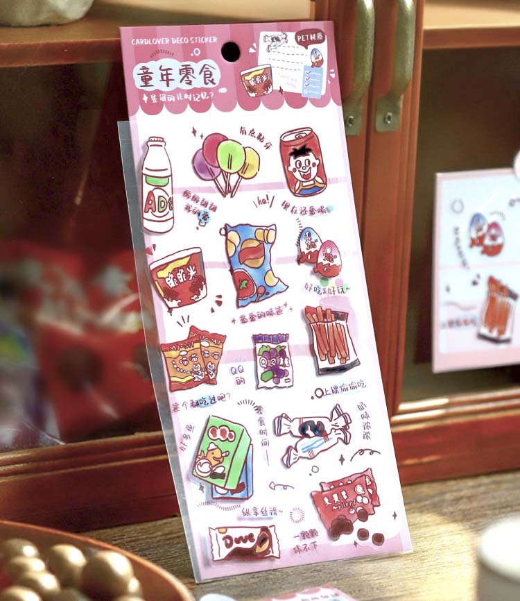 Stickers A Good Life Plan Childhood Snacks