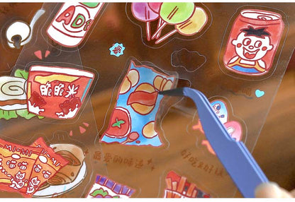 Stickers A Good Life Plan Childhood Snacks