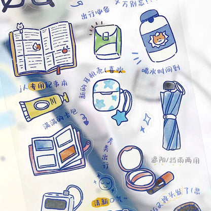 Stickers A Good Life Plan Travel Gear