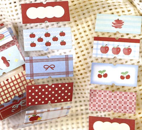 Stickers en Rollo Afternoon Tea Berry Garden