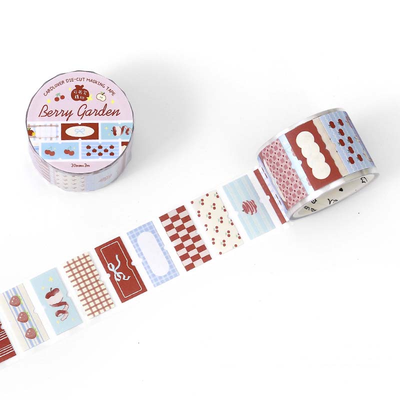 Stickers en Rollo Afternoon Tea Berry Garden
