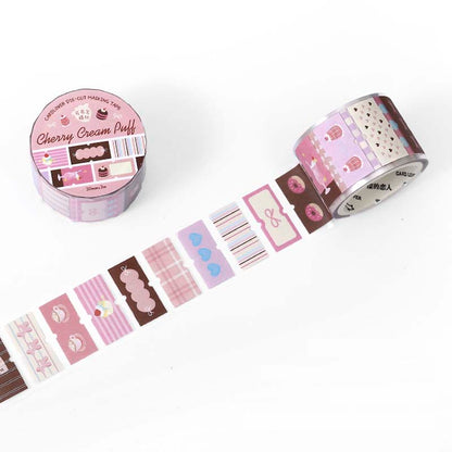 Stickers en Rollo Afternoon Tea Cherry Cream Puff