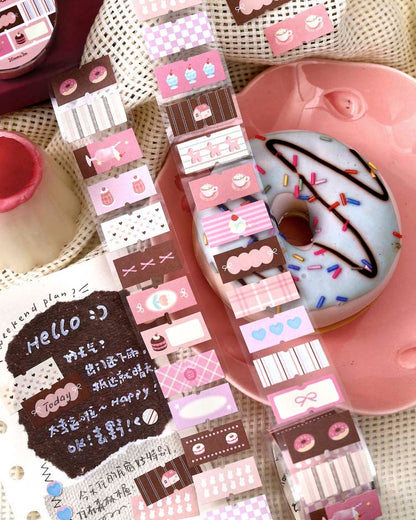 Stickers en Rollo Afternoon Tea Cherry Cream Puff