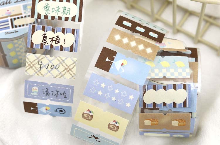 Stickers en Rollo Afternoon Tea Sea Salt Latte