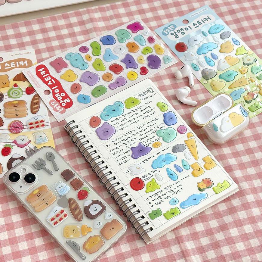 Stickers Almeng 3D Colors