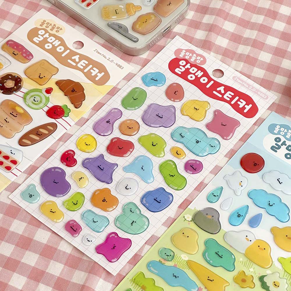 Stickers Almeng 3D Colors