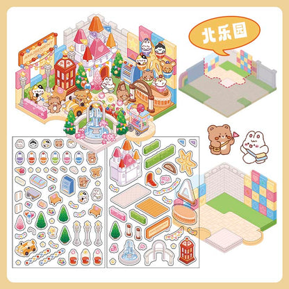 Stickers Escenario 3D Amusement Park North Park