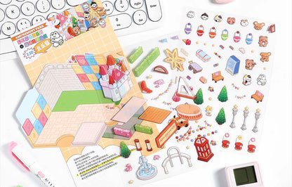 Stickers Escenario 3D Amusement Park North Park