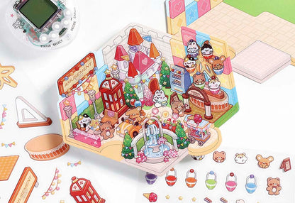 Stickers Escenario 3D Amusement Park North Park