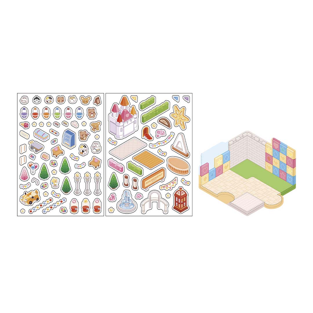 Stickers Escenario 3D Amusement Park North Park