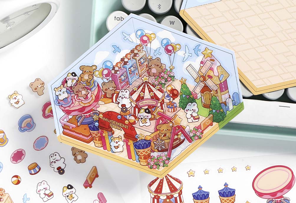 Stickers Escenario 3D Amusement Park South Park