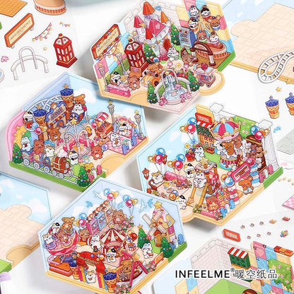 Stickers Escenario 3D Amusement Park East Park