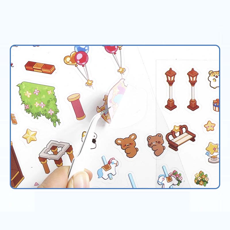 Stickers Escenario 3D Amusement Park East Park