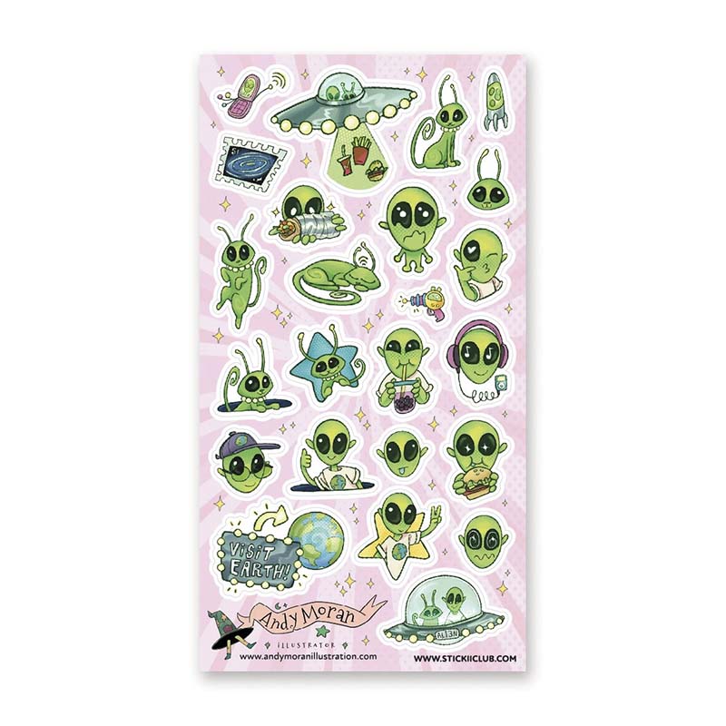 Stickers Awesome Aliens