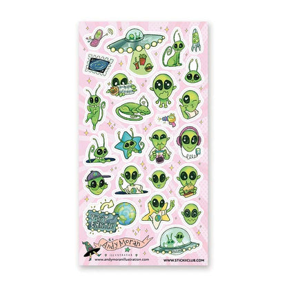 Stickers Awesome Aliens