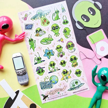 Stickers Awesome Aliens