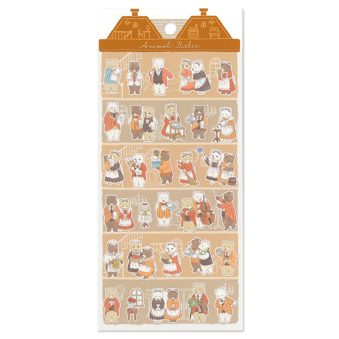 Stickers Animal Butler Bear