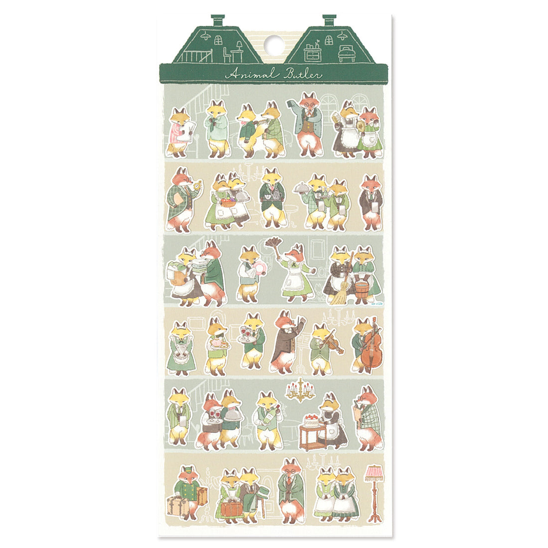 Stickers Animal Butler Fox