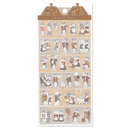 Stickers Animal Butler Wolf