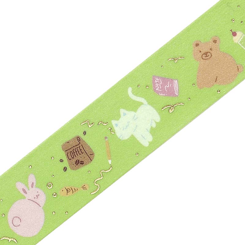 Washi Tape Foil Animal Carnival