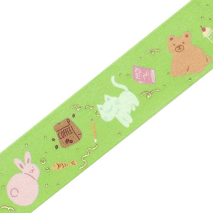 Washi Tape Foil Animal Carnival