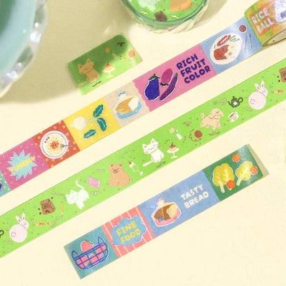 Washi Tape Foil Animal Carnival