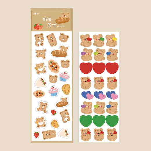 Stickers Animal Lover Cream Cheese