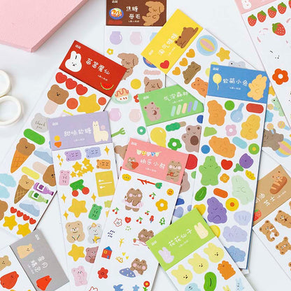 Stickers Animal Lover Sweet Candy