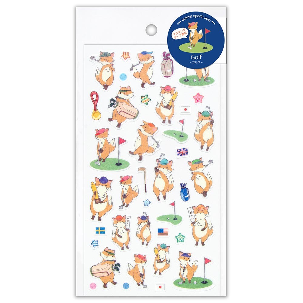 Stickers Animal Sports Golf