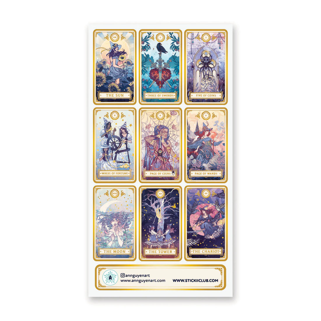 Stickers Witchy Tarot