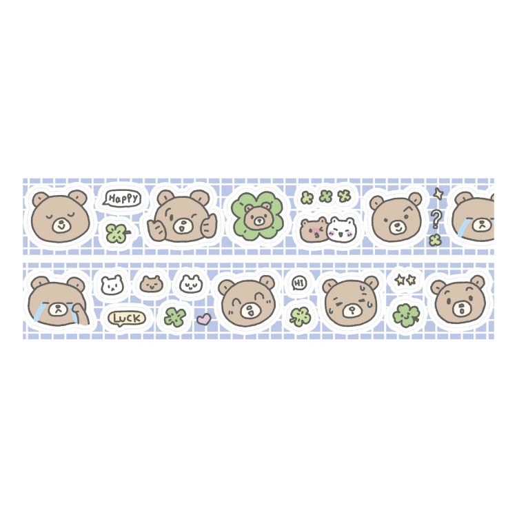 Stickers en Rollo Bloom Island Bear Garden