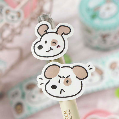 Stickers en Rollo Bloom Island Fluffy Puppy