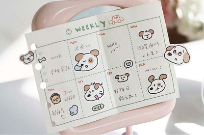 Stickers en Rollo Bloom Island Fluffy Puppy