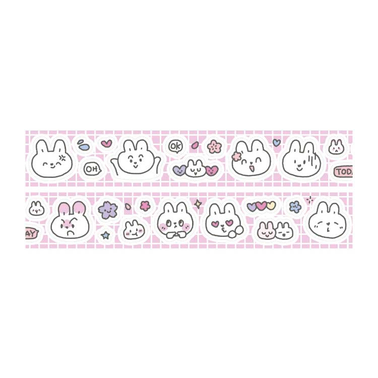 Stickers en Rollo Bloom Island Soft Rabbit