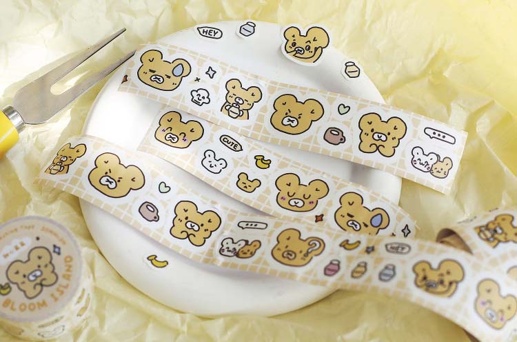 Stickers en Rollo Bloom Island Sweet Hamster