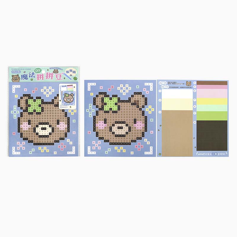 Stickers Puzzple de Números Bloom Island Bear