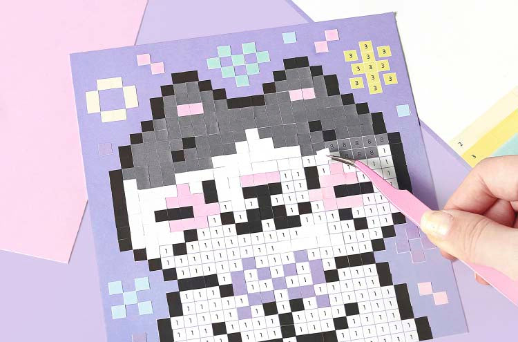 Stickers Puzzple de Números Bloom Island Cat