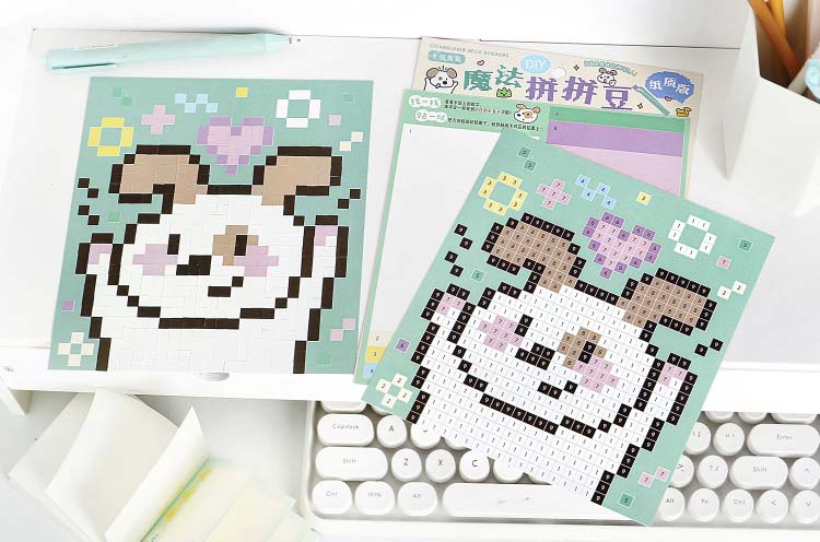 Stickers Puzzple de Números Bloom Island Dog