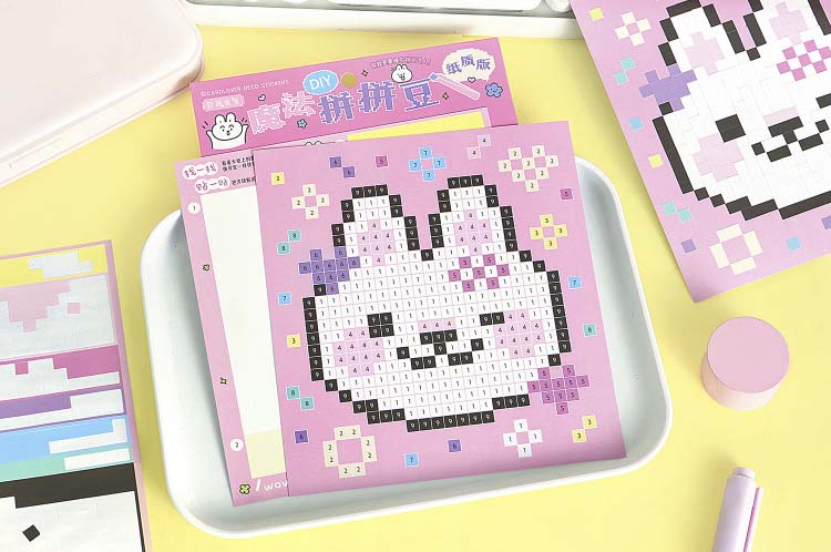 Stickers Puzzple de Números Bloom Island Rabbit