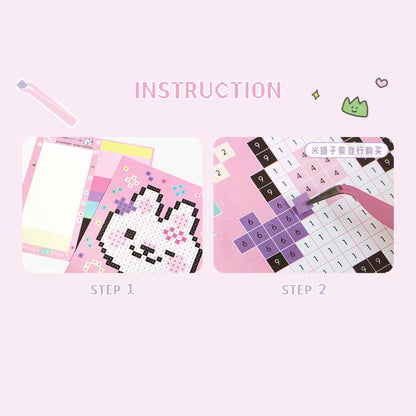 Stickers Puzzple de Números Bloom Island Cat