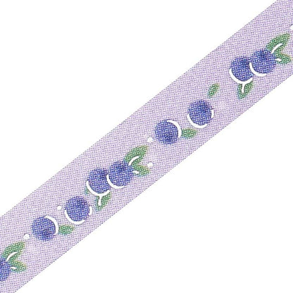 Washi Tape Slim Foil Blueberry