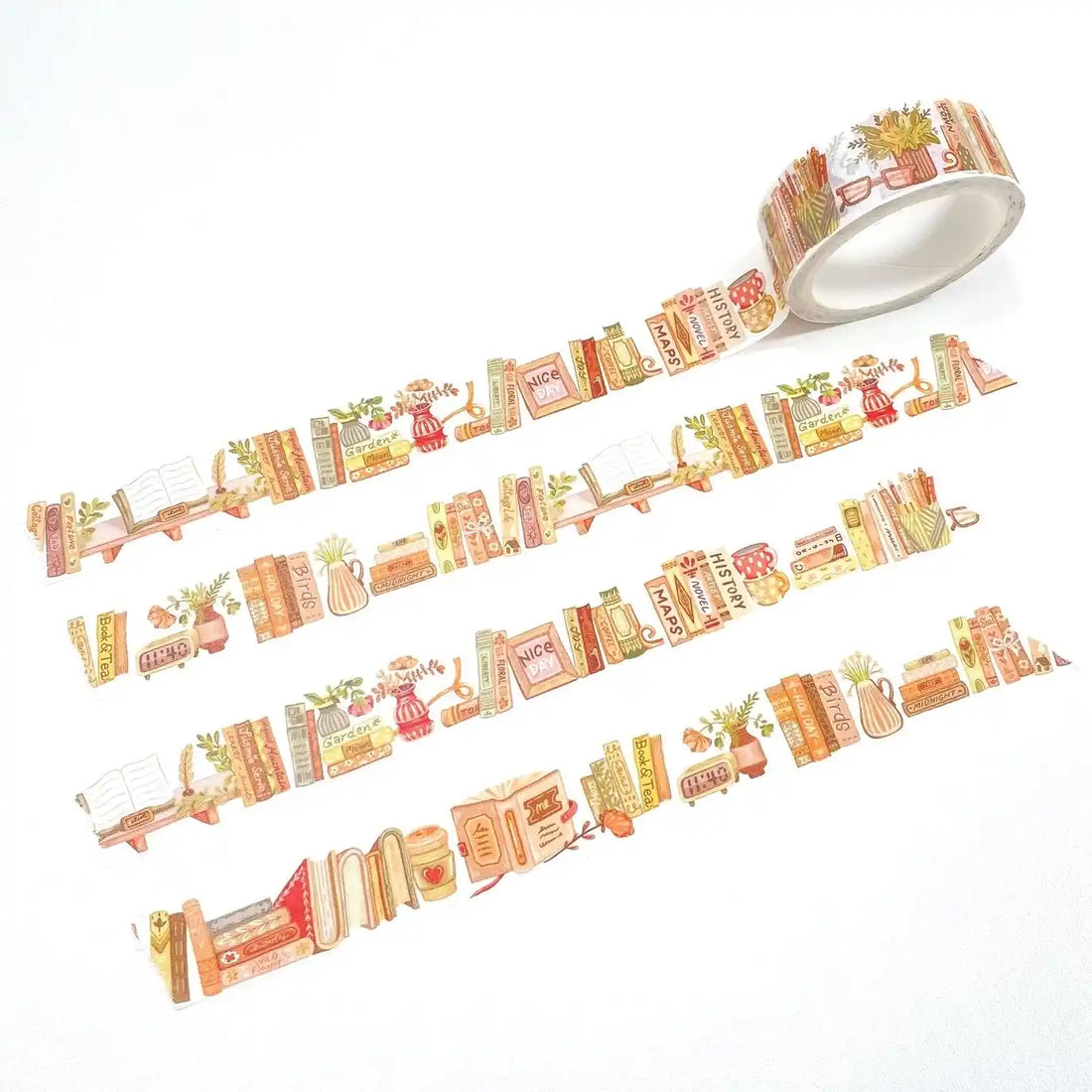 Washi Tape Bookshelf