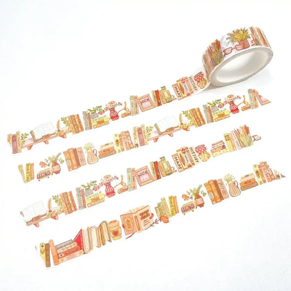 Washi Tape Bookshelf