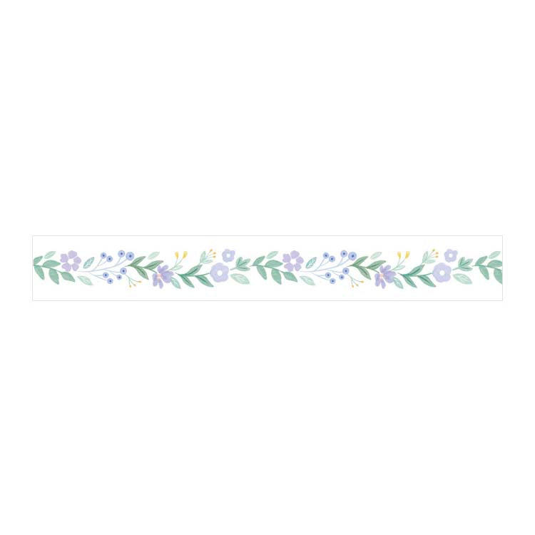 Washi Tape Breeze Carries The Floral Tidings Faint Shadow