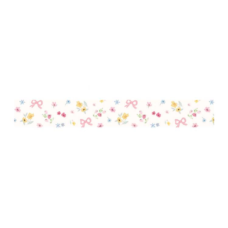 Washi Tape Breeze Carries The Floral Tidings Warm Sunshine