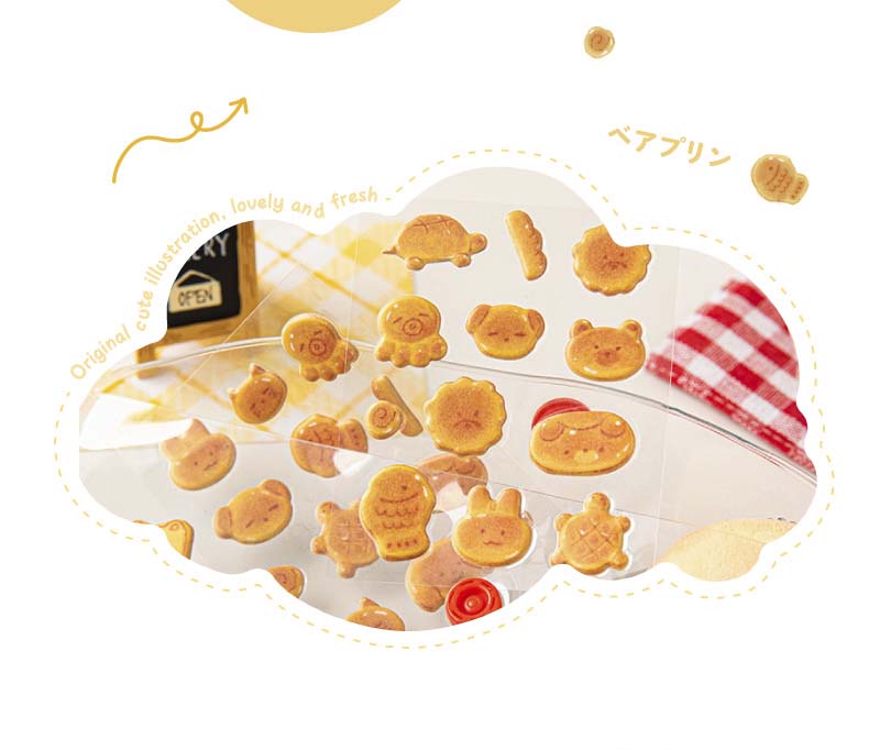 Stickers Bubble Delicious House Soft Little Bread