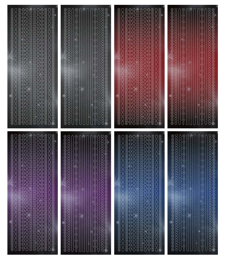 Set de Stickers Butterfly Dream Star Chain Dark Style
