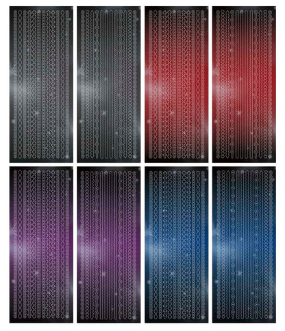 Set de Stickers Butterfly Dream Star Chain Dark Style